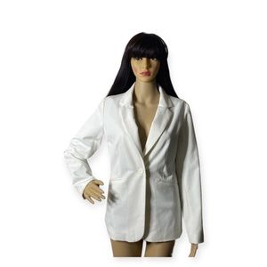 I D M by Donna Moore Off White Blazer Size M